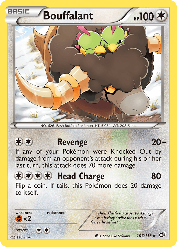 Bouffalant Pokémon card