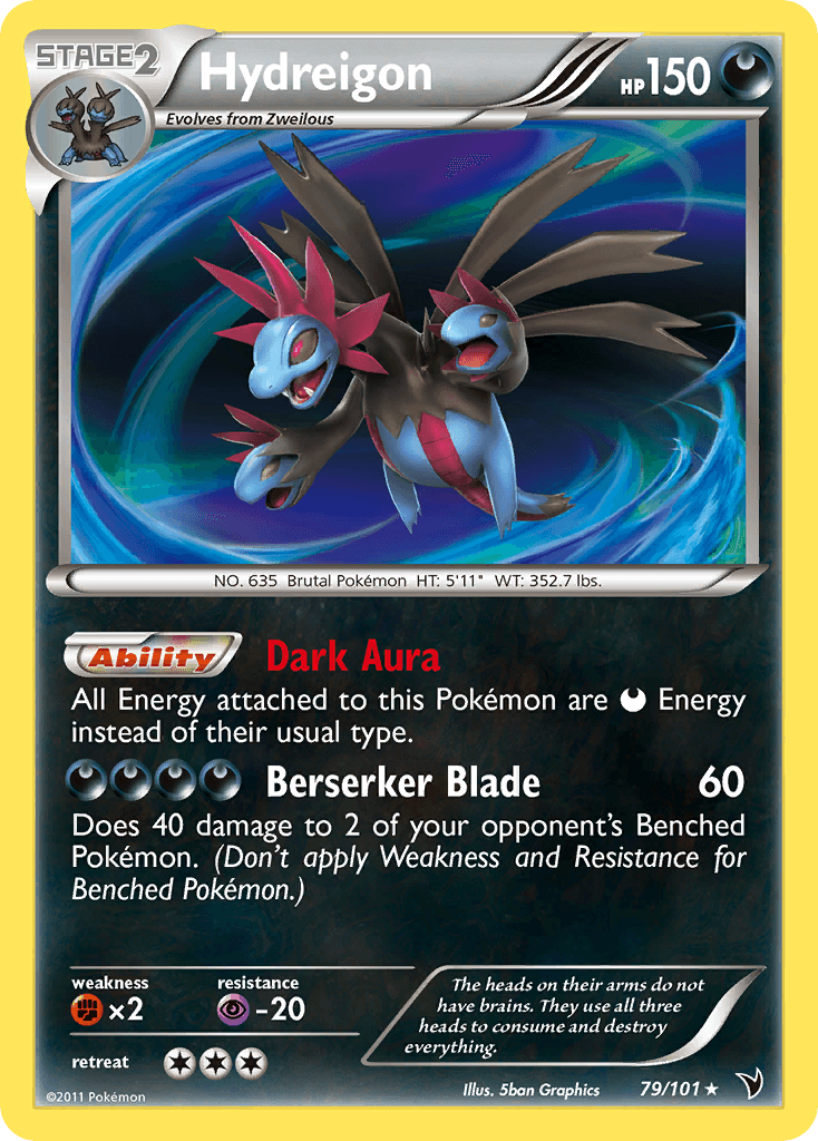 Hydreigon Pokémon card
