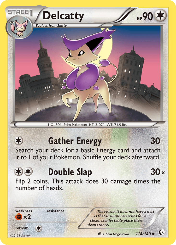 Delcatty Pokémon card