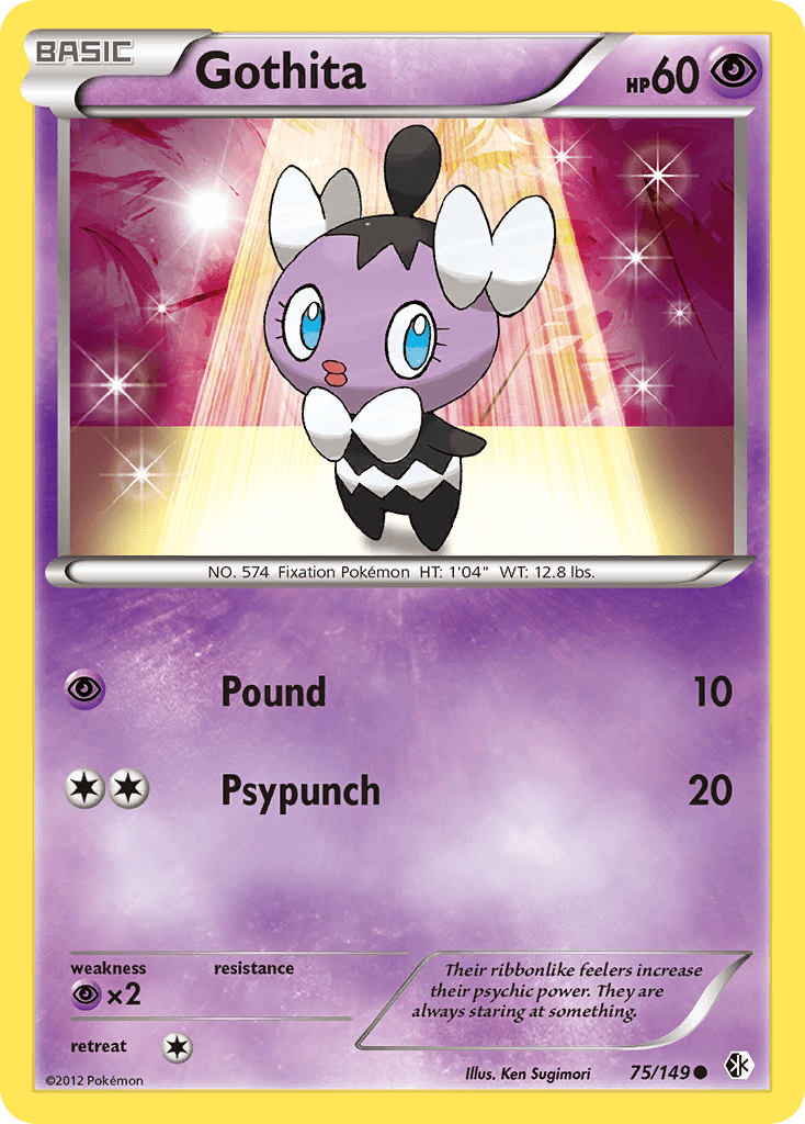 Gothita Pokémon card