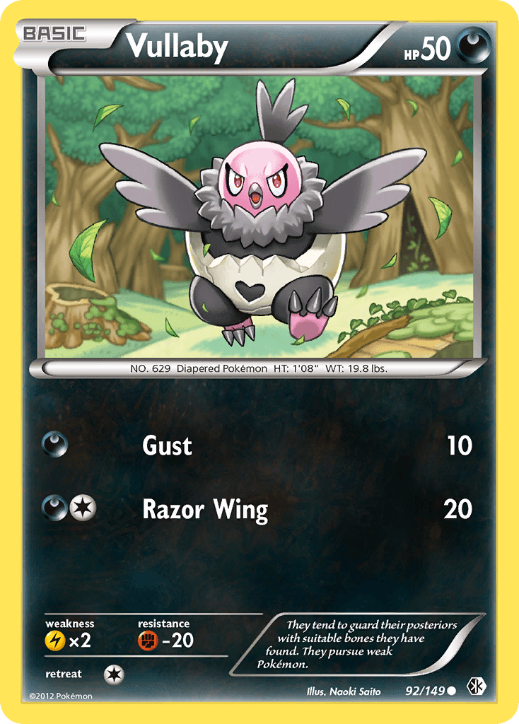 Vullaby Pokémon card