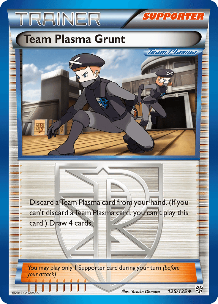 Team Plasma Grunt Pokémon card