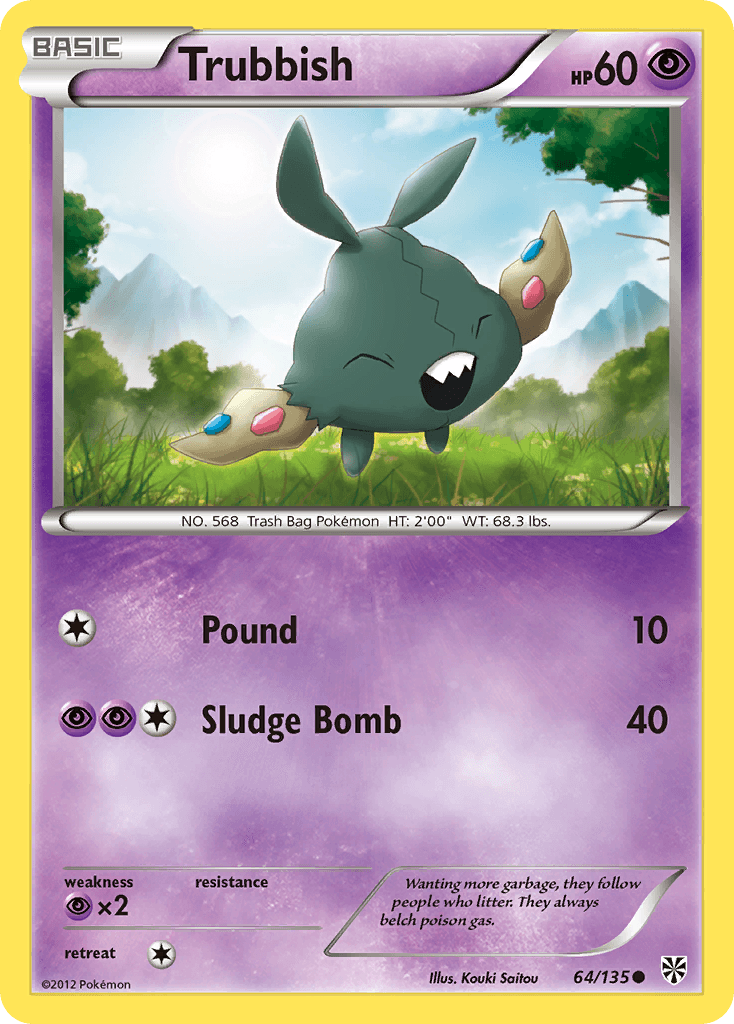 Trubbish Pokémon card