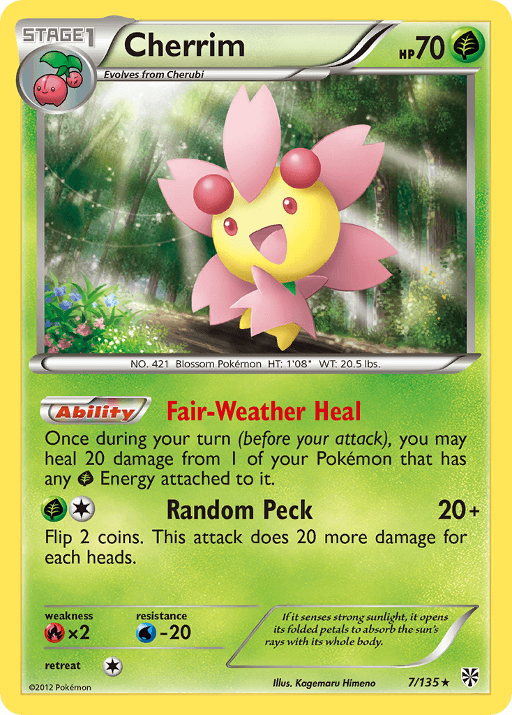 Cherrim Pokémon card