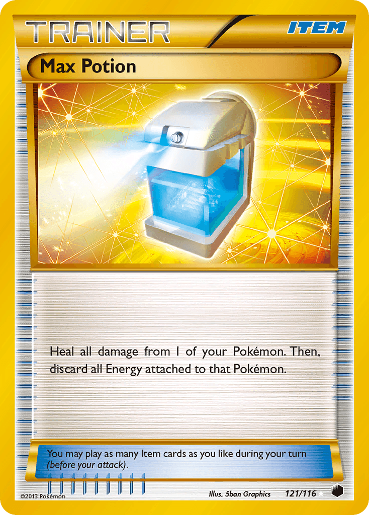 Max Potion Pokémon card