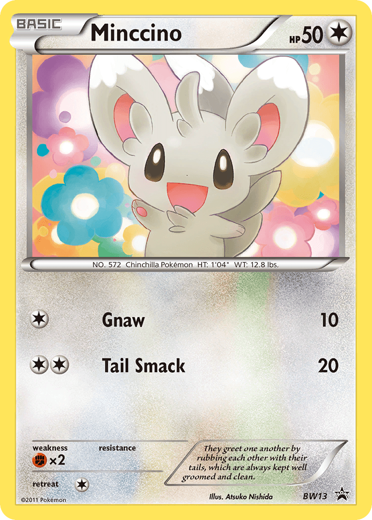 Minccino Pokémon card