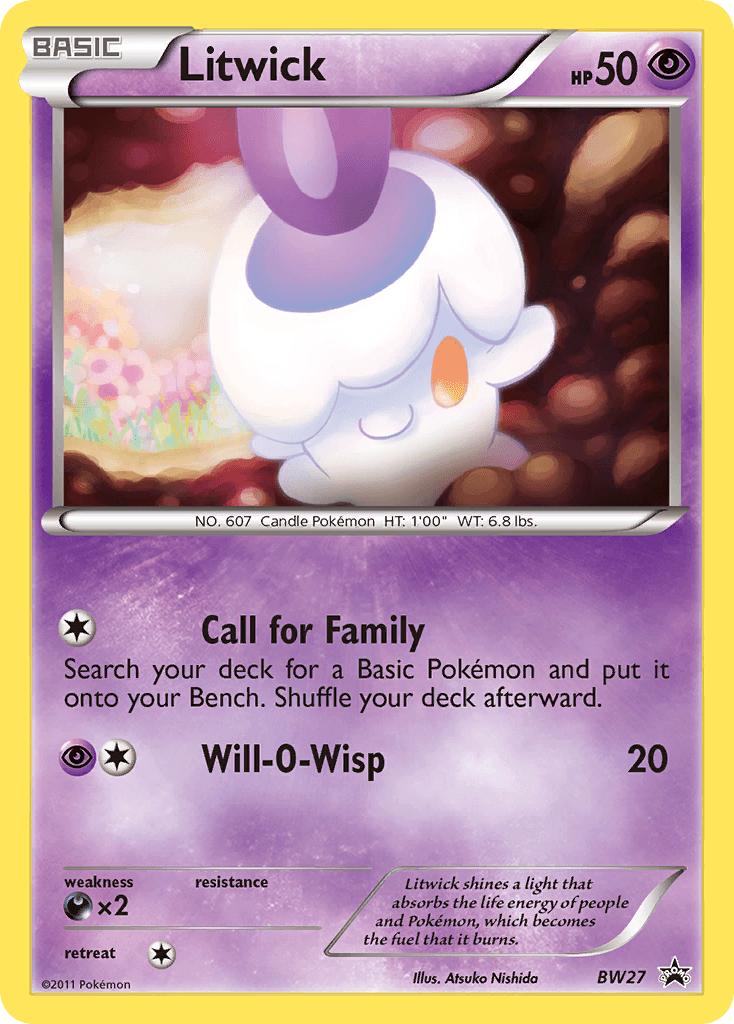 Litwick Pokémon card