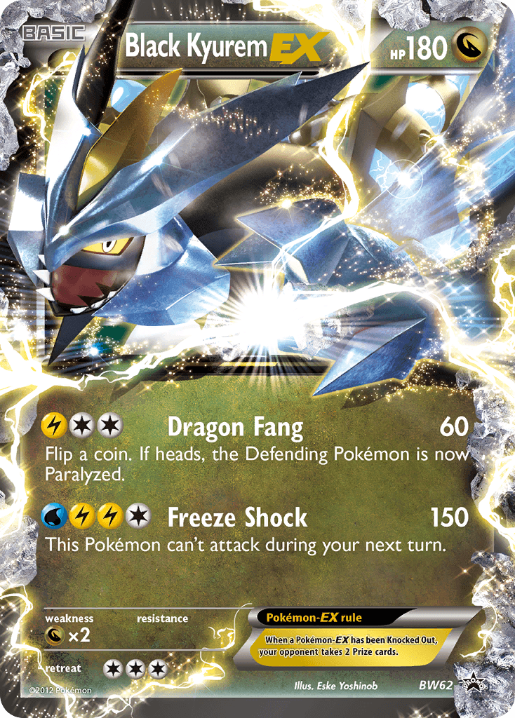 Black Kyurem-EX Pokémon card