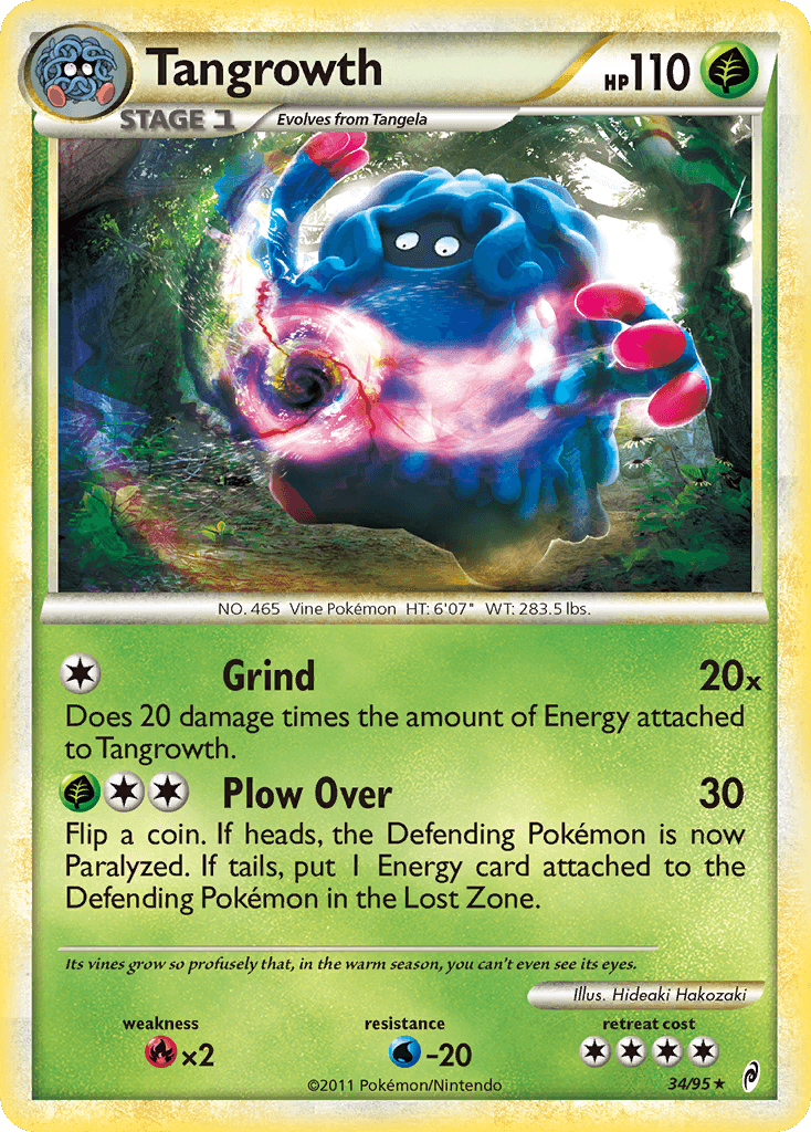 Tangrowth Pokémon card