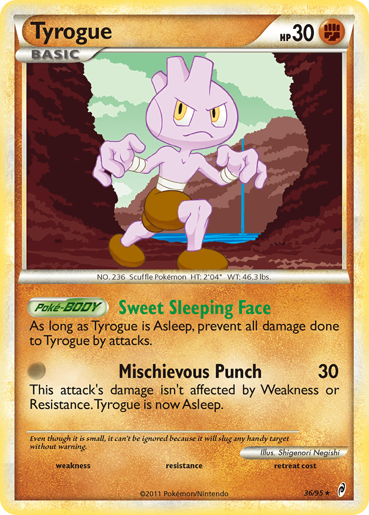 Tyrogue Pokémon card