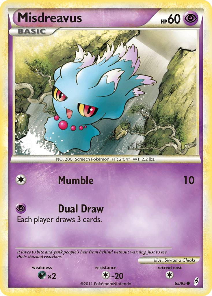 Misdreavus Pokémon card
