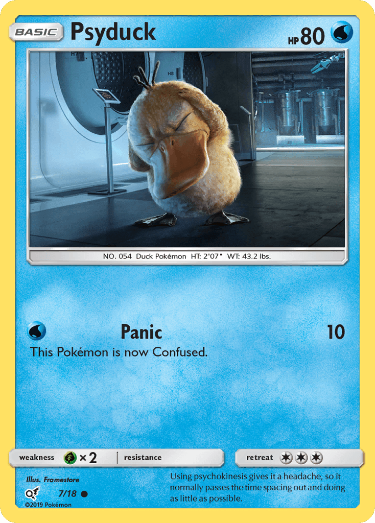 Psyduck Pokémon card