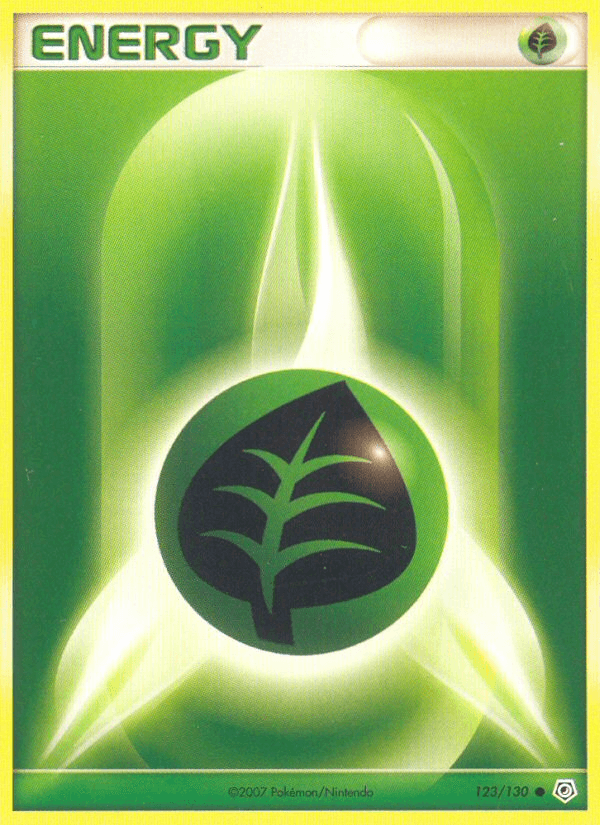Grass Energy Pokémon card