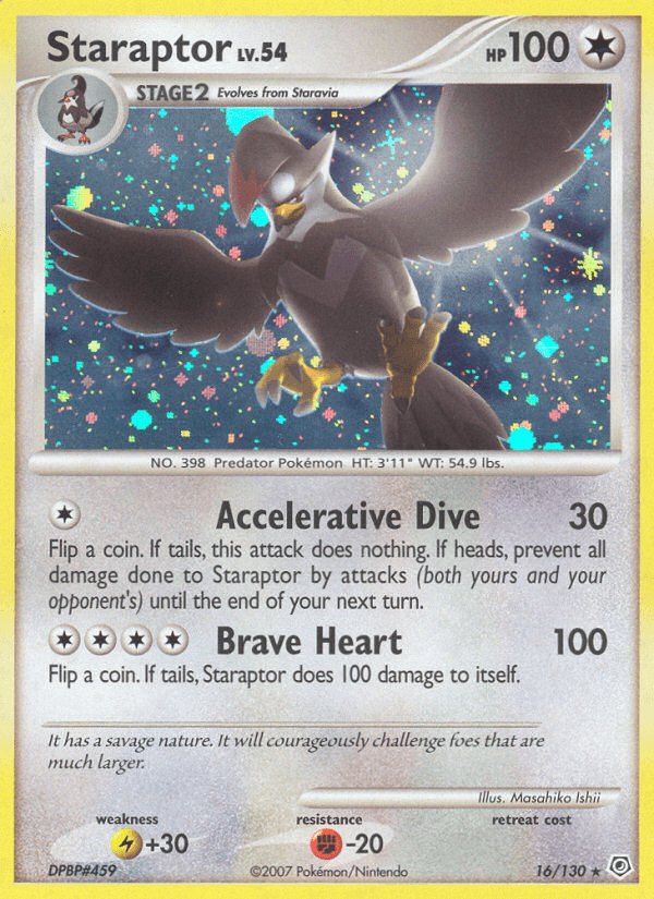 Staraptor Pokémon card