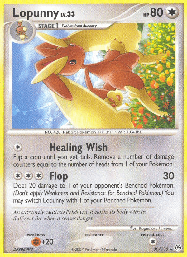 Lopunny Pokémon card