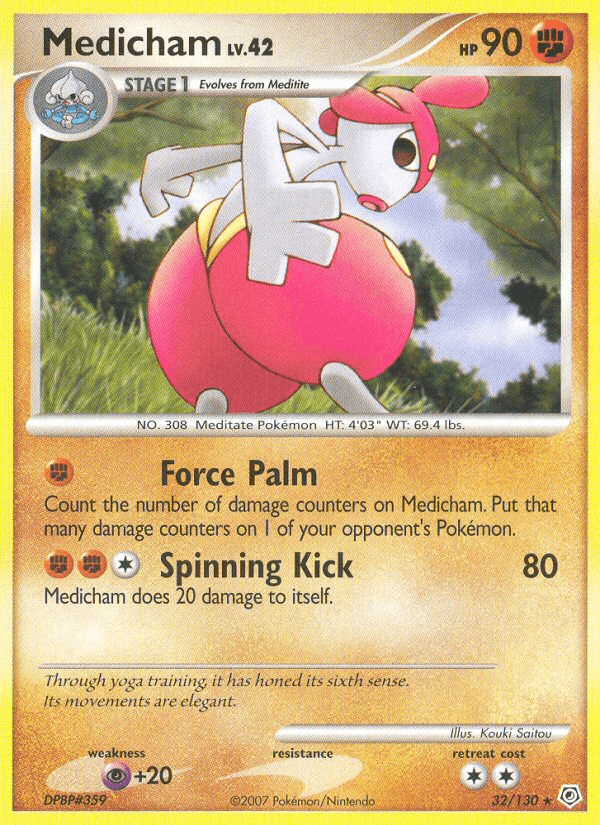 Medicham Pokémon card