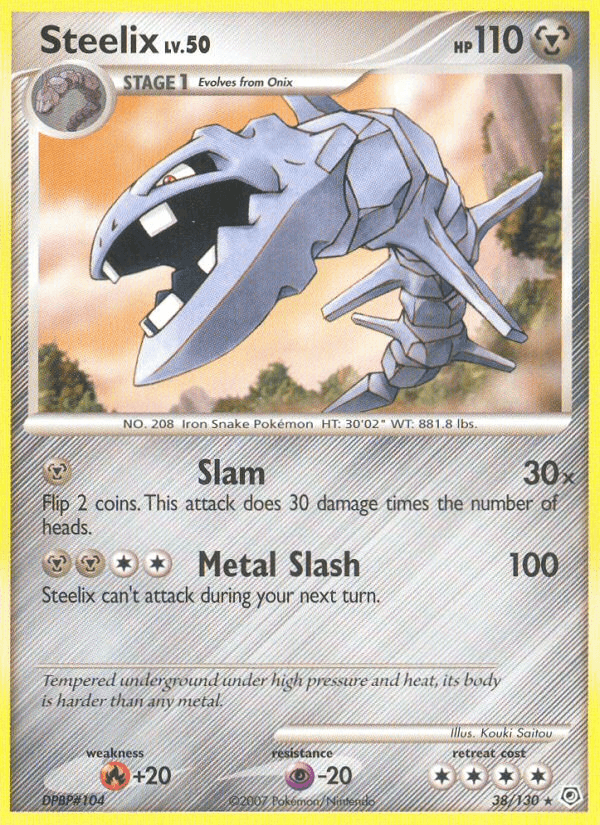 Steelix Pokémon card