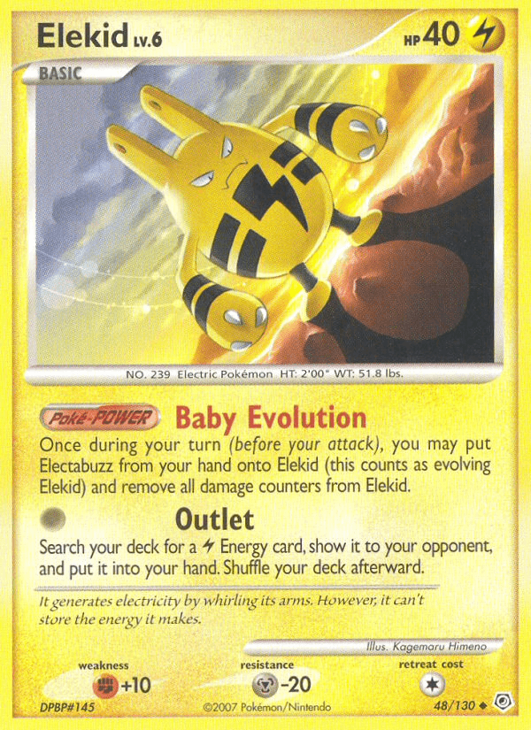 Elekid Pokémon card