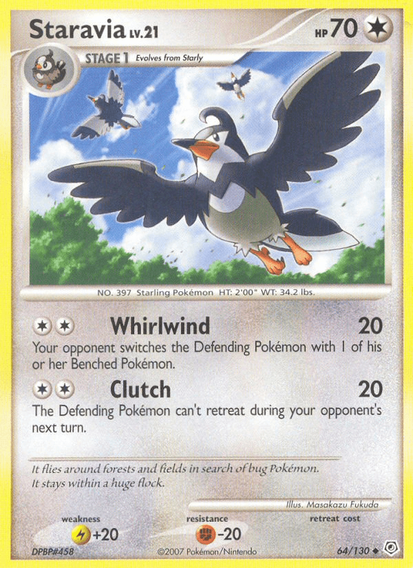 Staravia Pokémon card