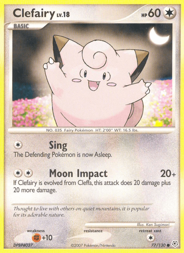 Clefairy Pokémon card