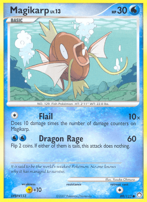 Magikarp Pokémon card