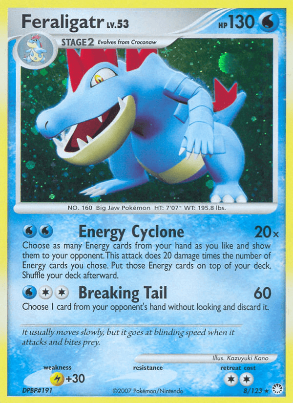 Feraligatr Pokémon card