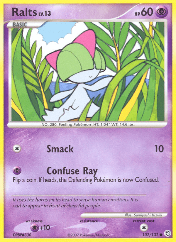 Ralts Pokémon card