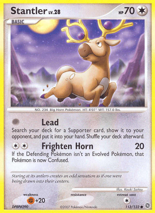 Stantler Pokémon card