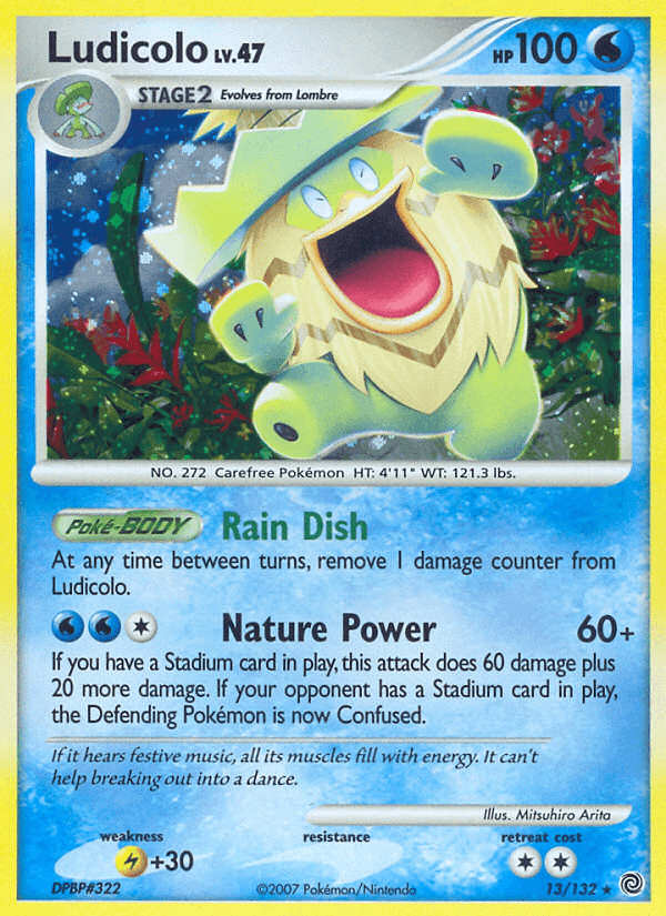 Ludicolo Pokémon card