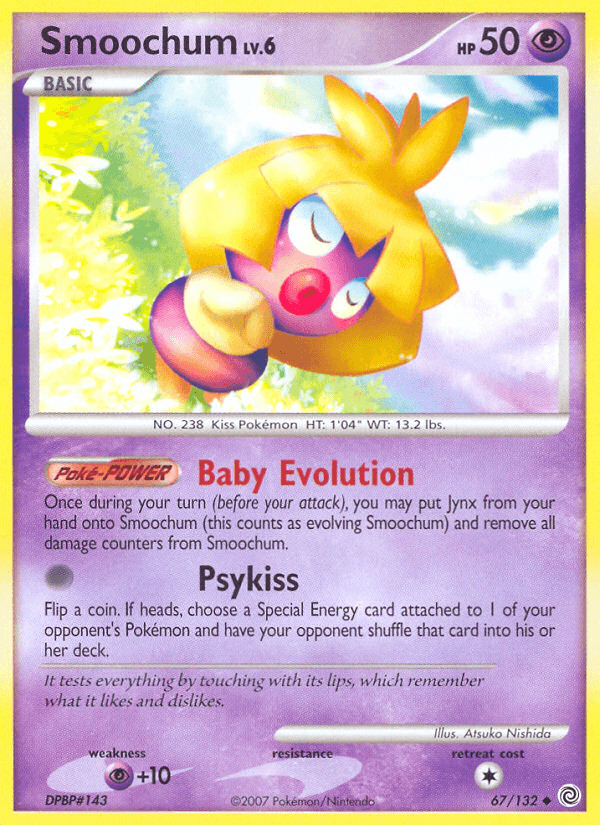 Smoochum Pokémon card