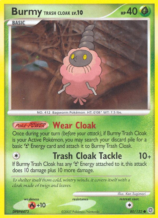 Burmy Trash Cloak Pokémon card