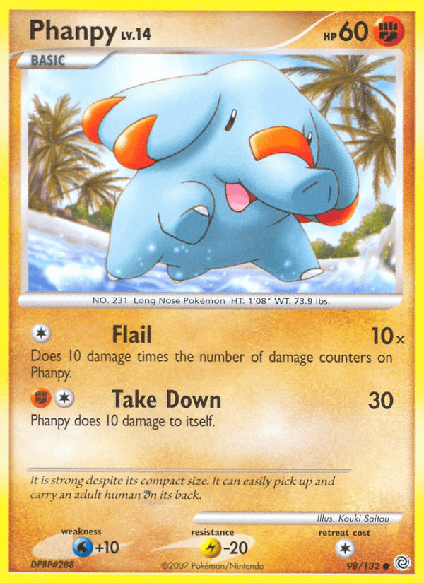 Phanpy Pokémon card