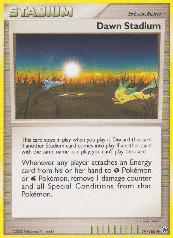 Dawn Stadium Pokémon card