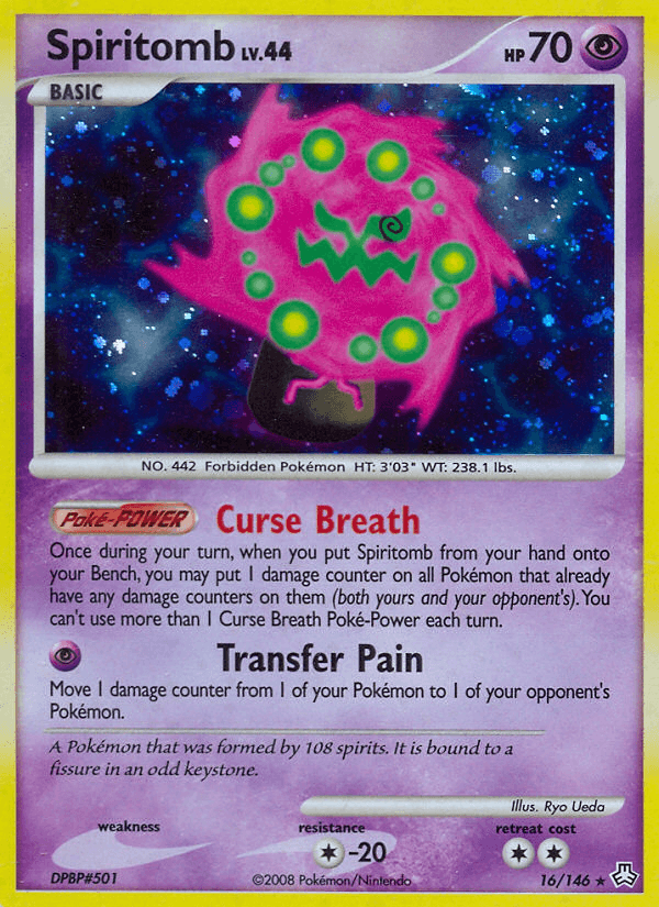 Spiritomb Pokémon card