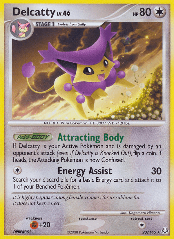 Delcatty Pokémon card