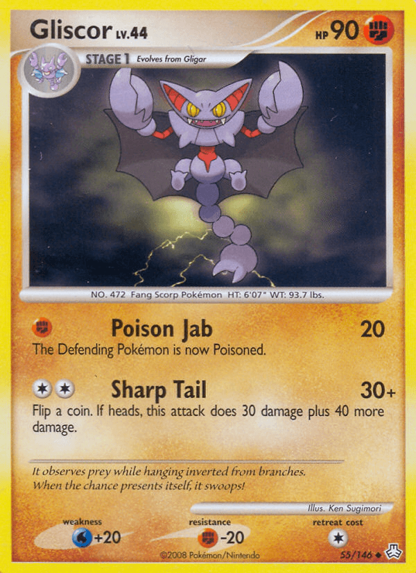 Gliscor Pokémon card