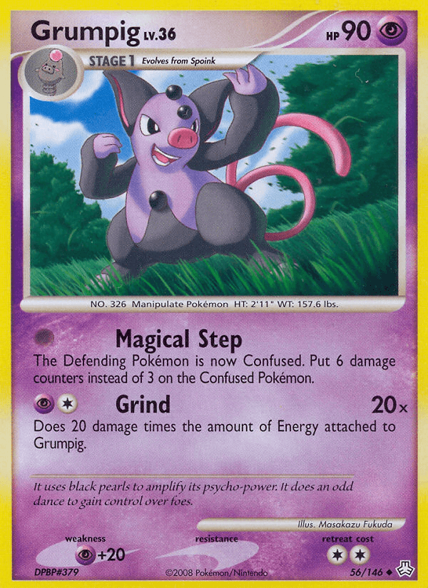 Grumpig Pokémon card