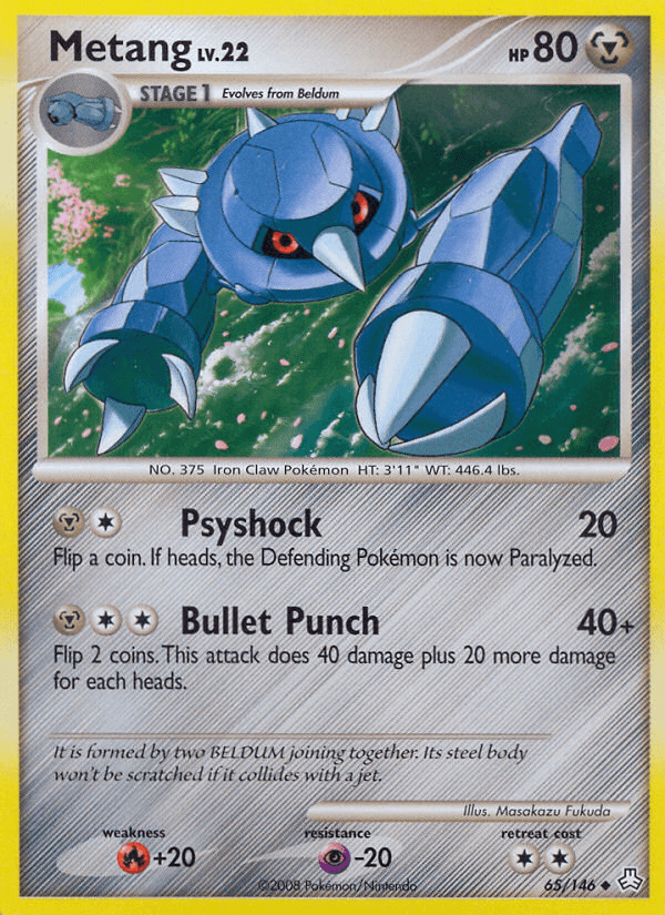 Metang Pokémon card