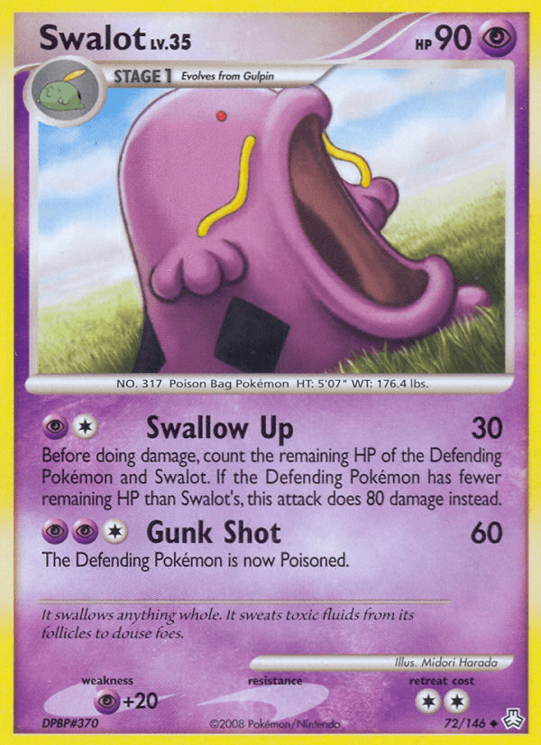 Swalot Pokémon card