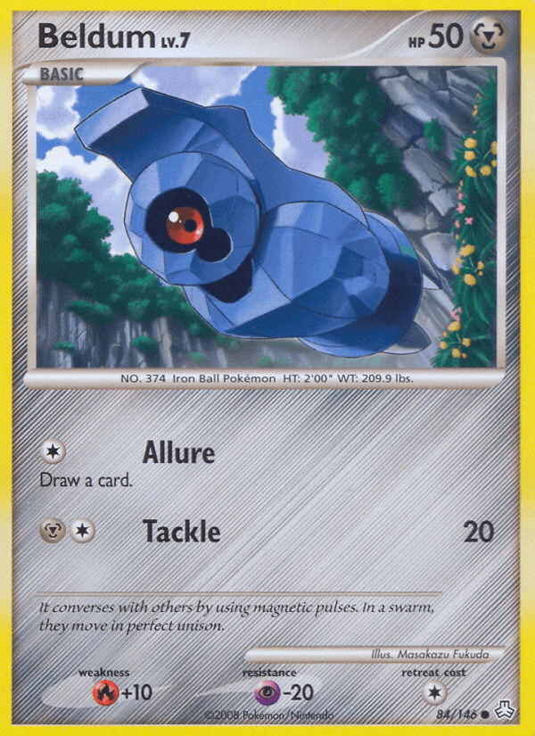 Beldum Pokémon card