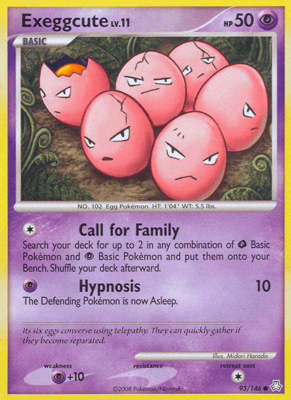Exeggcute Pokémon card