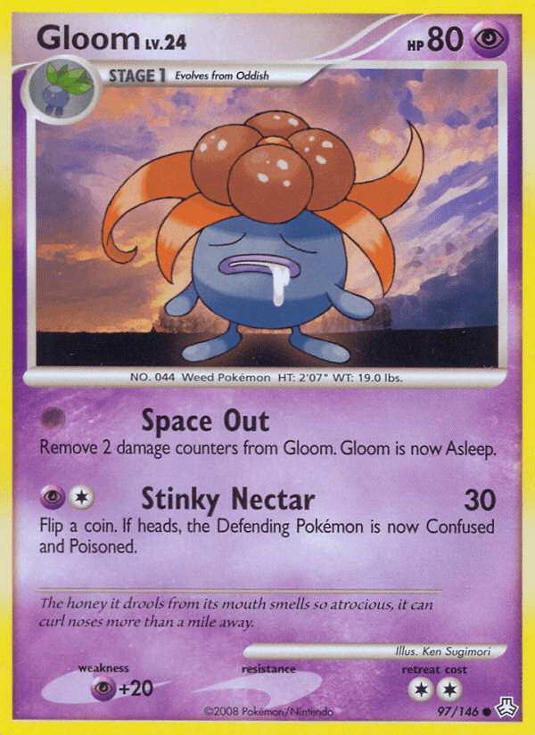 Gloom Pokémon card