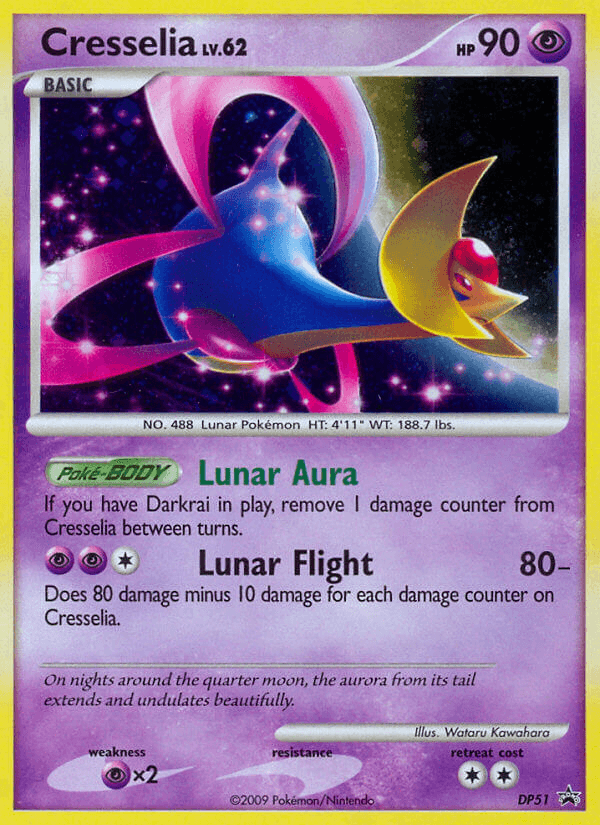 Cresselia Pokémon card