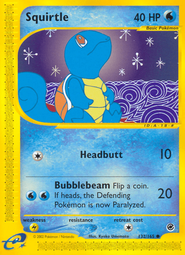 Squirtle Pokémon card