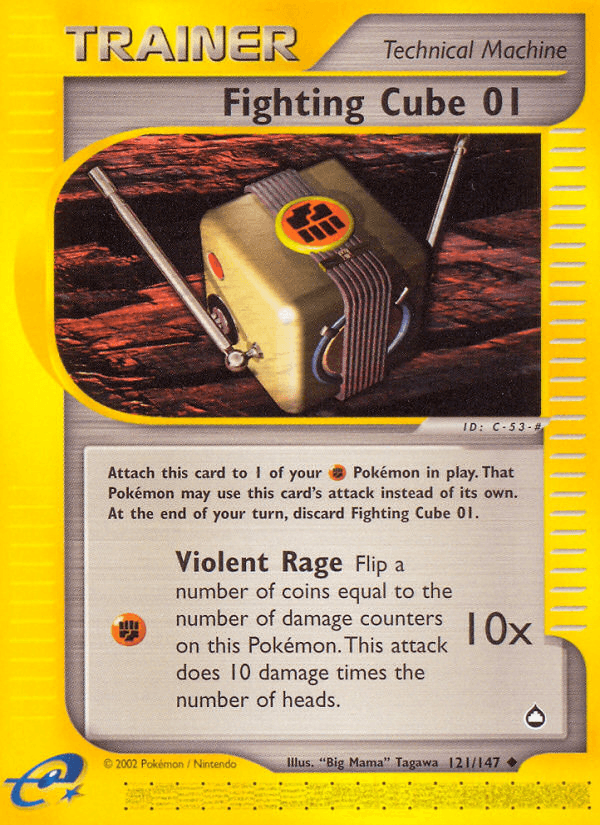 Fighting Cube 01 Pokémon card