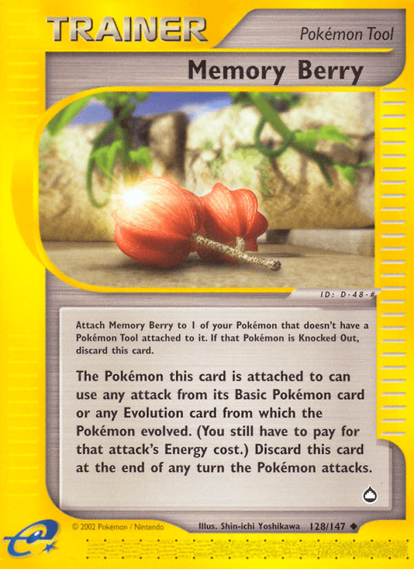 Memory Berry Pokémon card