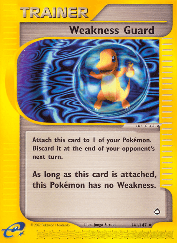Weakness Guard Pokémon card
