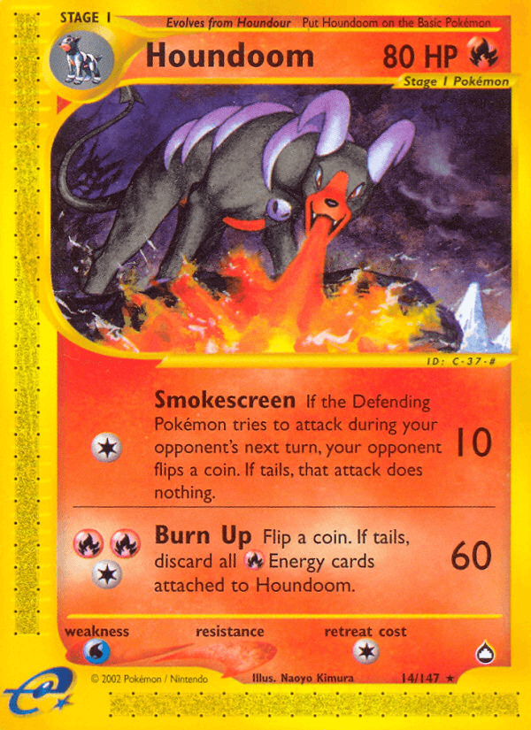Houndoom Pokémon card