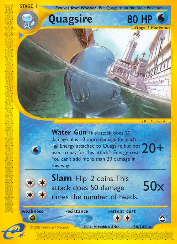 Quagsire Pokémon card