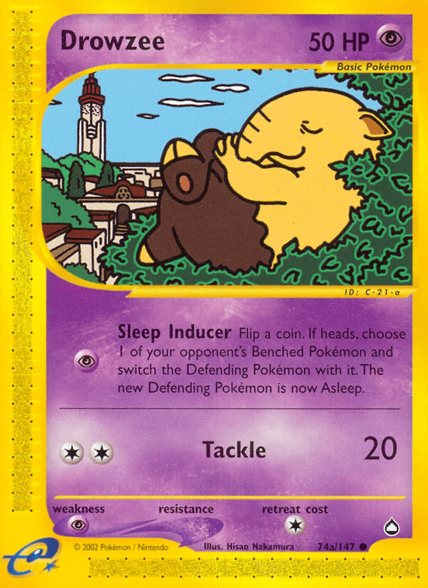 Drowzee Pokémon card